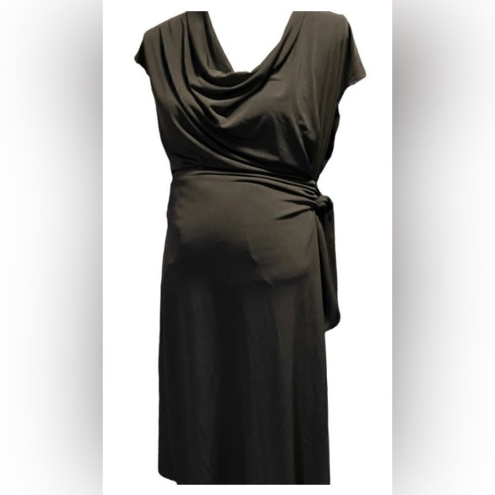 Motherhood maternity black swing dress 2X